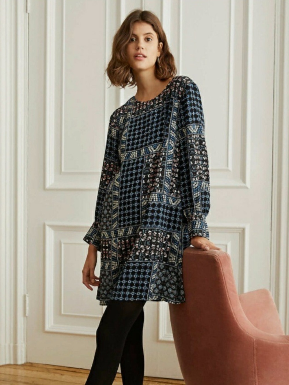 Loft Patchwork Dress